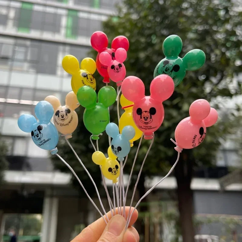 24pcs Disneyland Balloon Mickey Size Mixed Delivery Individual Printed Mickey Pattern Bulk Random Diy Decoration Kids Toy Gifts