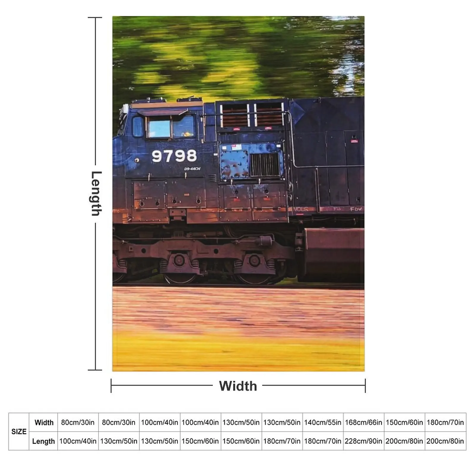 Norfolk Southern Locomotive going 55 MPH Throw Blanket Sofa Hair Softest Soft Beds Cute Plaid Blankets