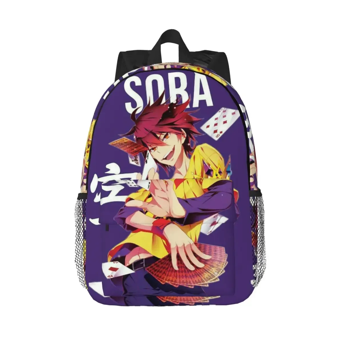 

No Game No Life Anime Cartoon Backpack Hot Sale Daypack Large Capacity Boys Girls BookBag Shoulder Bags for Men Women School Bag