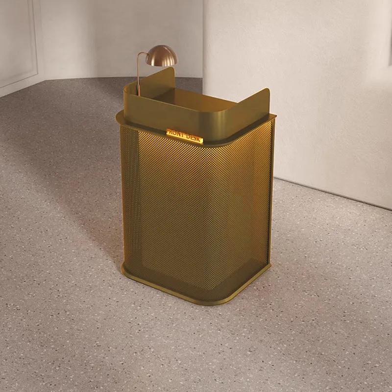Hotel Restaurant Reception Desks Modern Shop Beauty Bar Luxury Display Reception Desks Design Mostrador Commercial Furniture