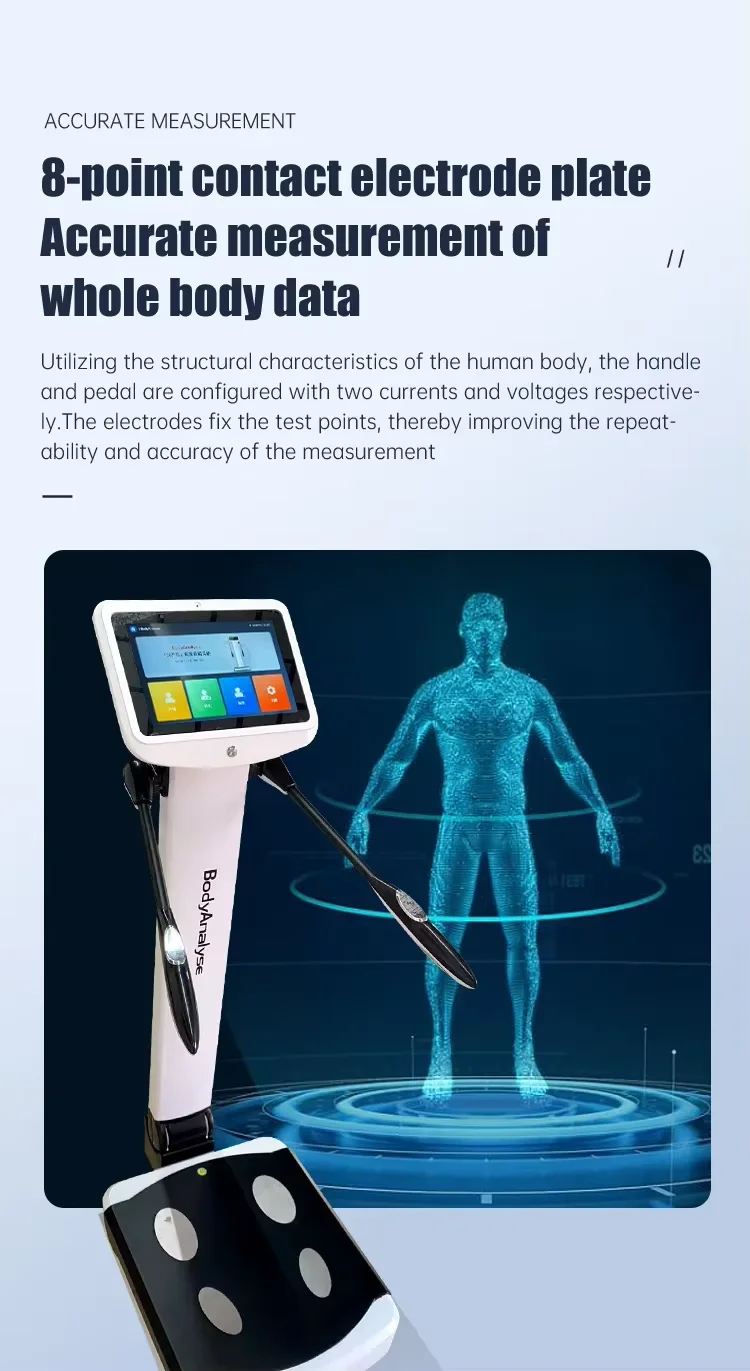 3D Full Body Scanner Professional Body Composition Analyzer Machine BMI Body Fat Assessment Device for Gym Fitness Center Medica