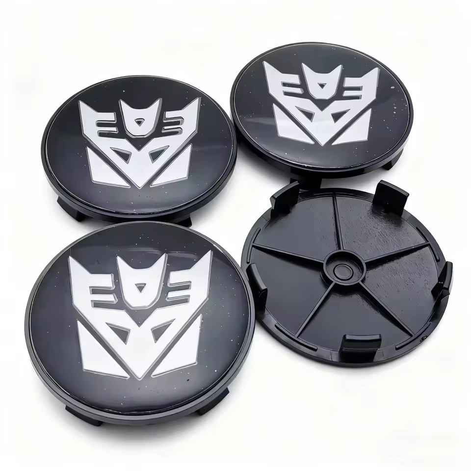 4x 68mm Transformers Nabendeckel Radkappen