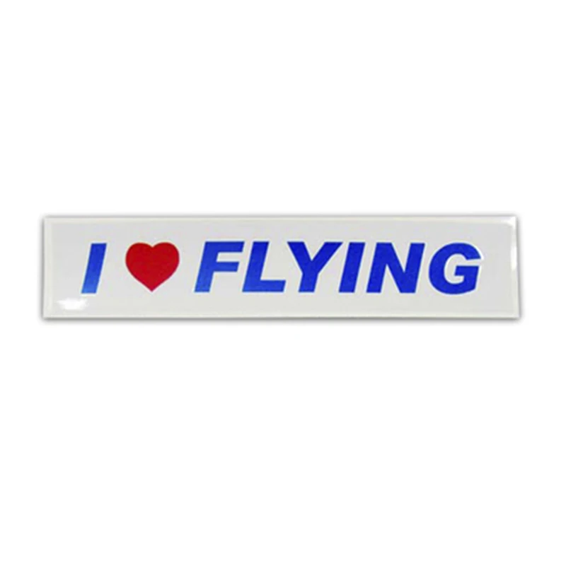 Car Stickers flight warning slogan reflective sticker "REMOVE BEFORE FLIGHT""I LOVE FLYING""JE LOVE VOLER""ICH LOVE FLIEGEN"