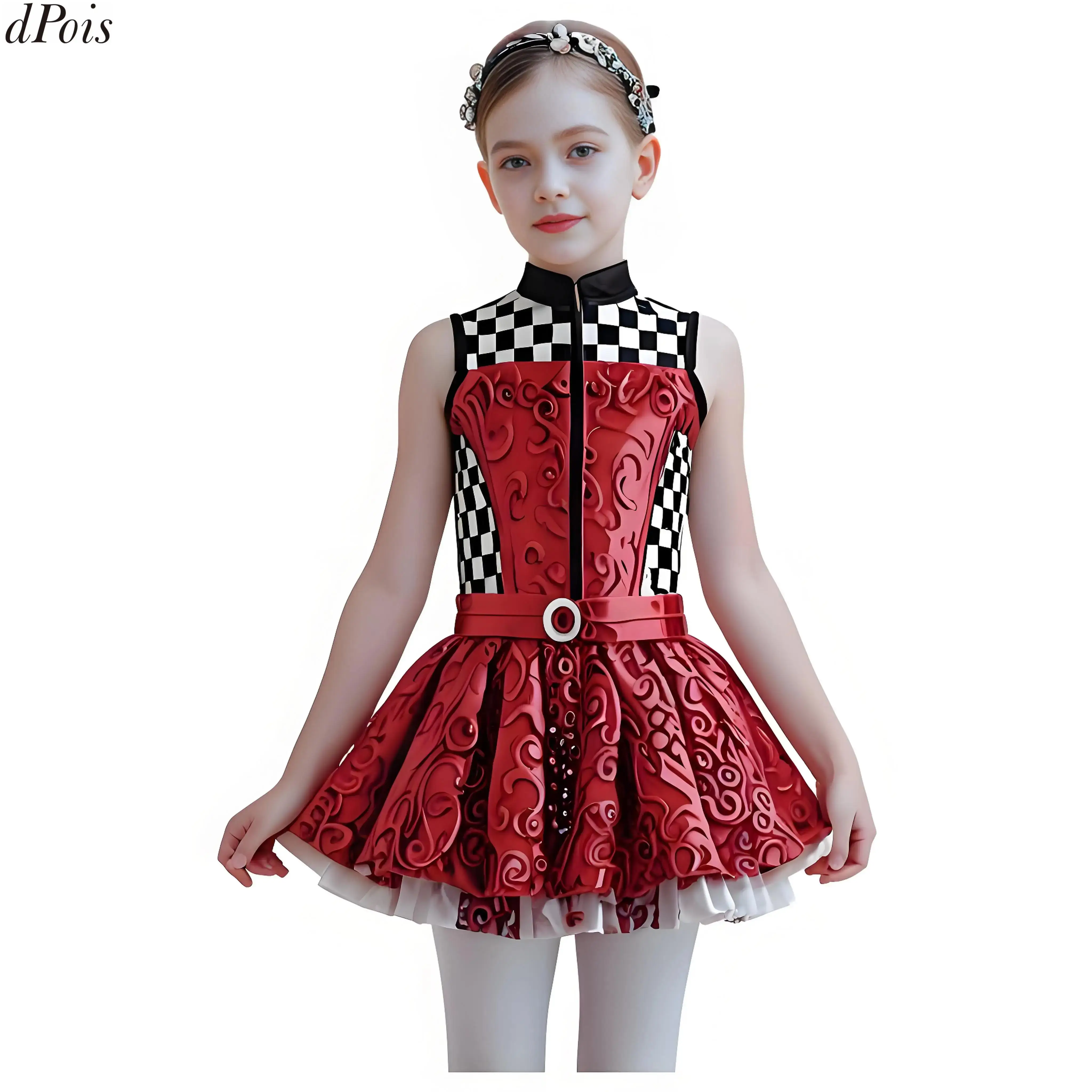 meninas-circo-ringmaster-princesa-cosplay-traje-de-corrida-motorista-carro-halloween-carnaval-festa-vestir-se-crianca-lantejoulas-ballet-tutu-vestido