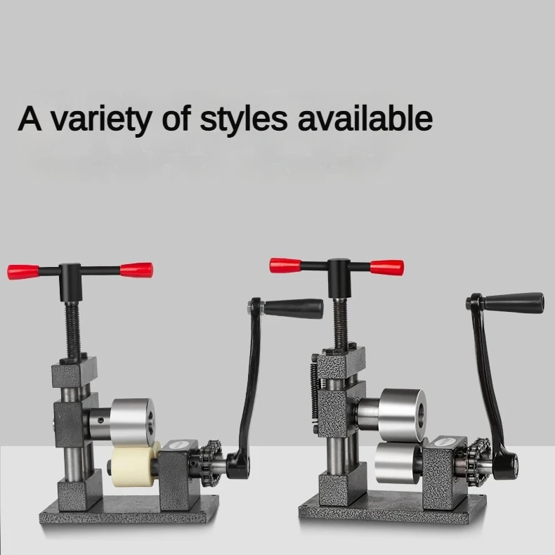 

CX-75 Ring Bracelet Rolling Machine Manual Hand Crank Rings Bender Point Flattening Roll Round Bending Gold Jewelry Tools
