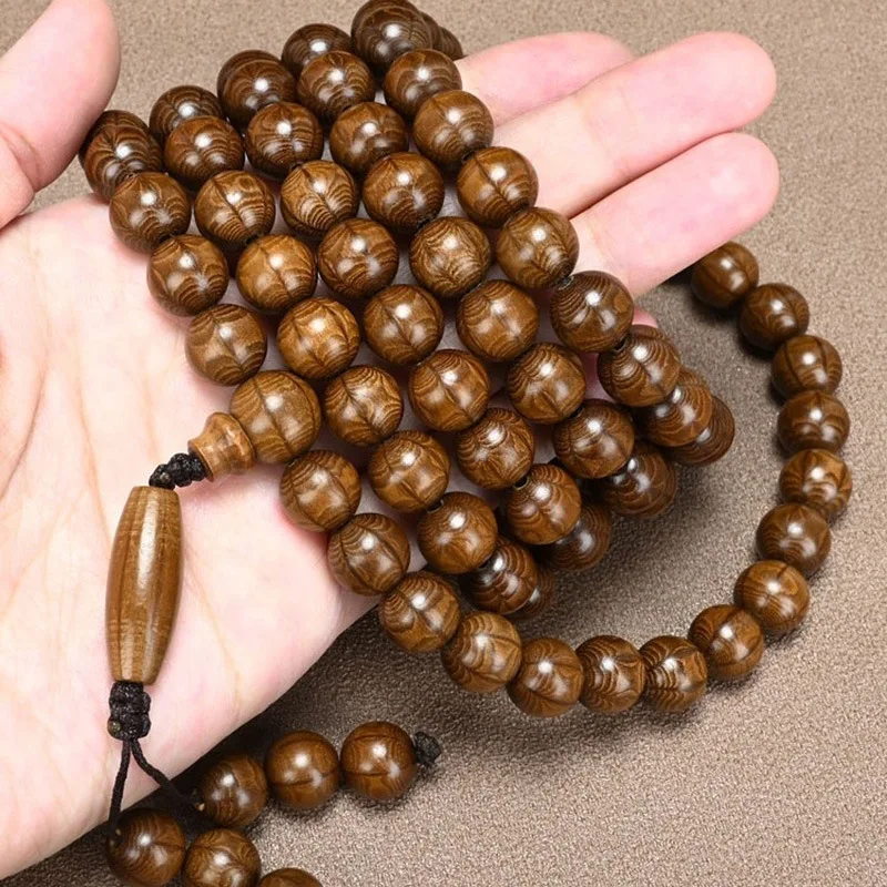 

Abelia1.0X108 Браслет с несколькими бусинами и четками Дракон, деревянный старый материал, бусины Будды, ожерелье в стиле ретро, деревянная нить из бисера