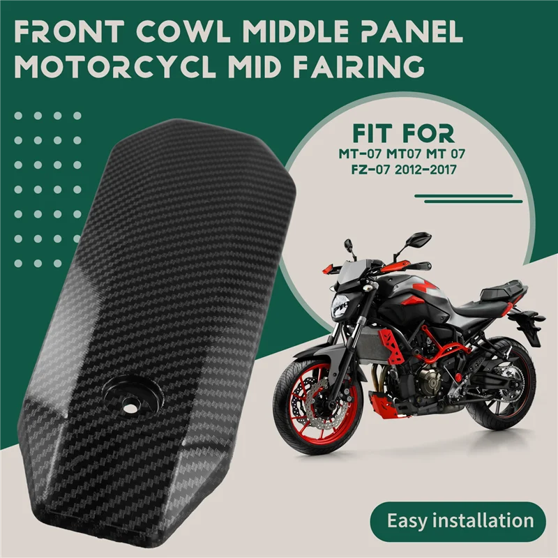 ถังด้านบนสําหรับ MT-07 MT07 MT 07 FZ-07 2012-2017 รถจักรยานยนต์กลาง Fairing ด้านหน้ากลาง Panel-T61C