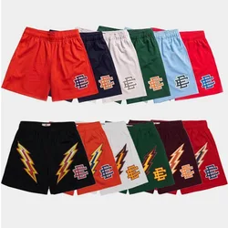 EE. Eric Emanuel-pantalones cortos de playa para hombre y mujer, Shorts deportivos para entrenamiento, gimnasio, trotar, malla, informales, Verano