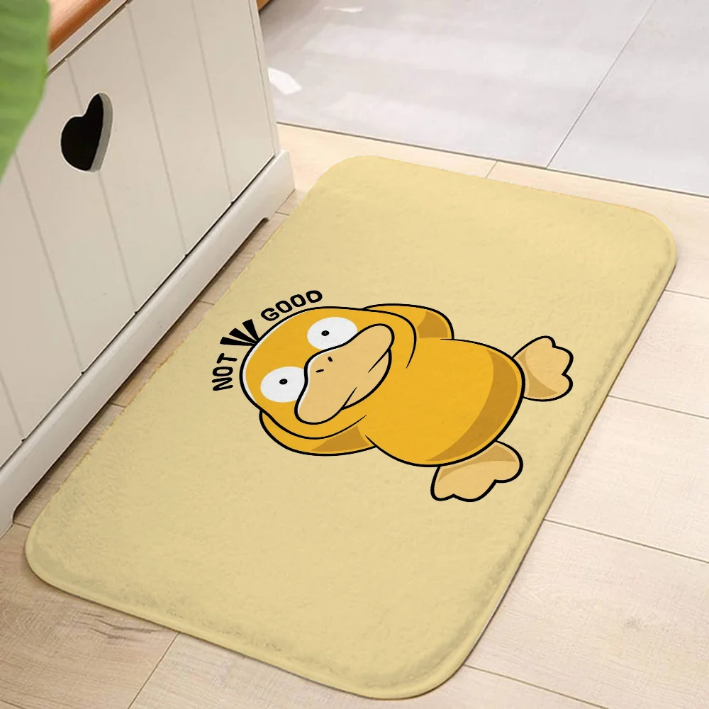 Psyducks Things to the House Entrance Door Doormat Outdoor Room Rugs Luxury Carpet for Bathroom Kitchen Floor Mat Cute Rug Home