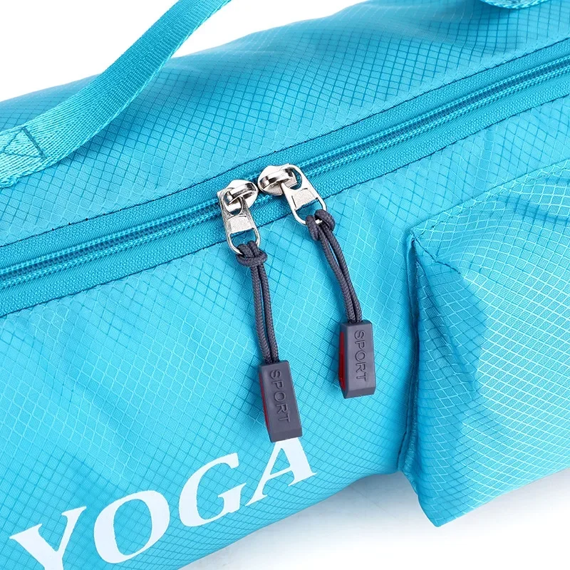 Borsa portaoggetti multifunzionale per tappetino da yoga di grande capacità Borsa da yoga fitness sportiva in tessuto di nylon leggero femminile