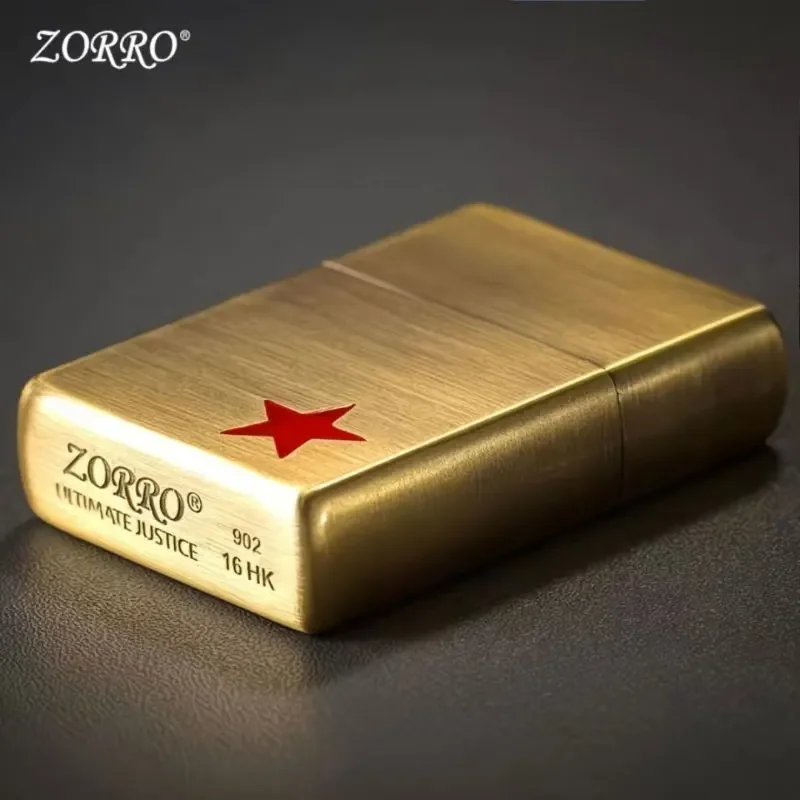 ZORRO الإبداعية الكيروسين طحن عجلة أخف الرجعية تعادل الخماسية نجمة نمط جديد الصينية ولاعة السجائر هدية عيد