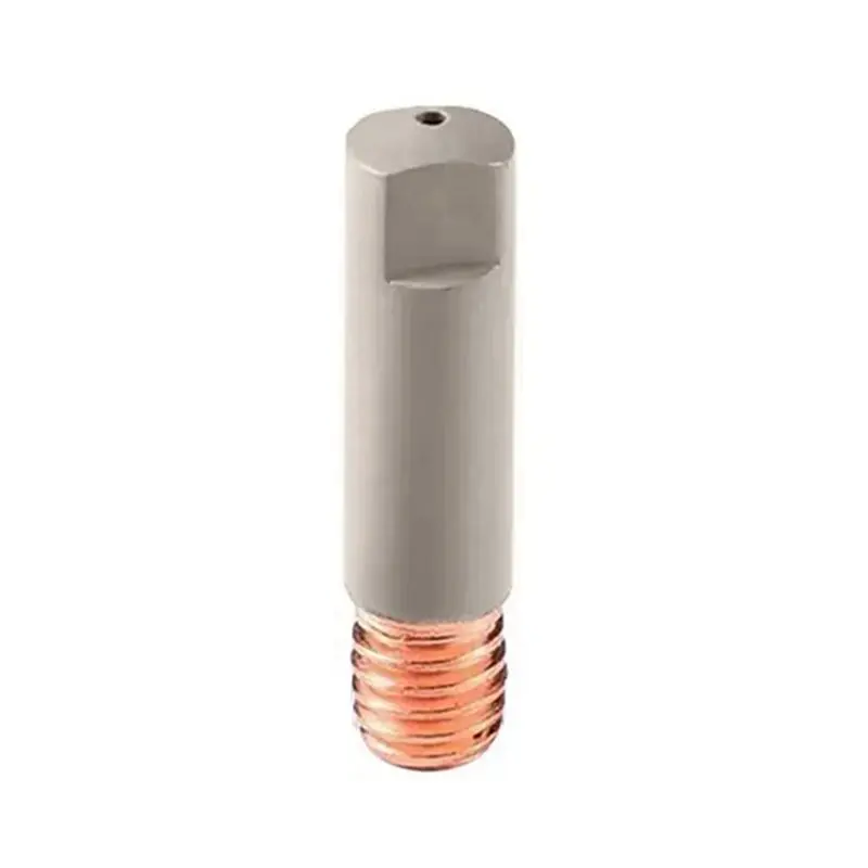 M12K-40Pcs MB15AK Welding Nozzle Tips Coating Protect M6 Gas Nozzle Tip 0.8Mm MIG Welding Tool Parts