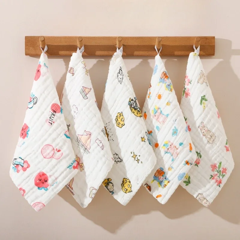 

5 шт./комплект, детские салфетки для лица, 6 слоев