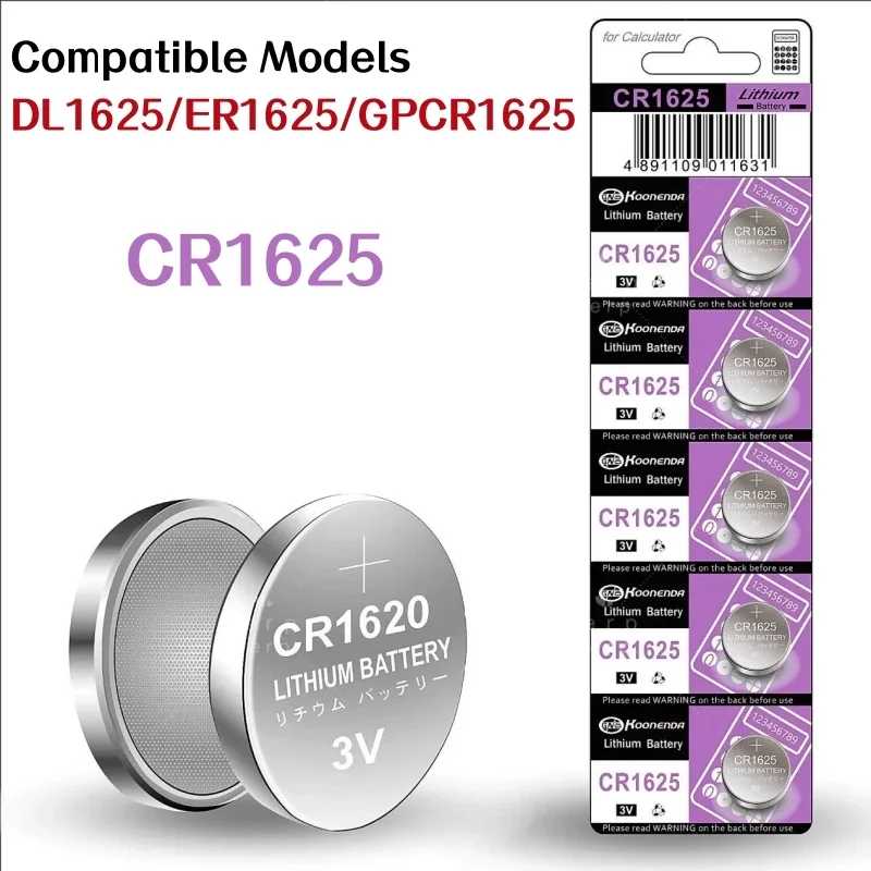 CR1625 Button Battery, 3V 1625 Button Battery