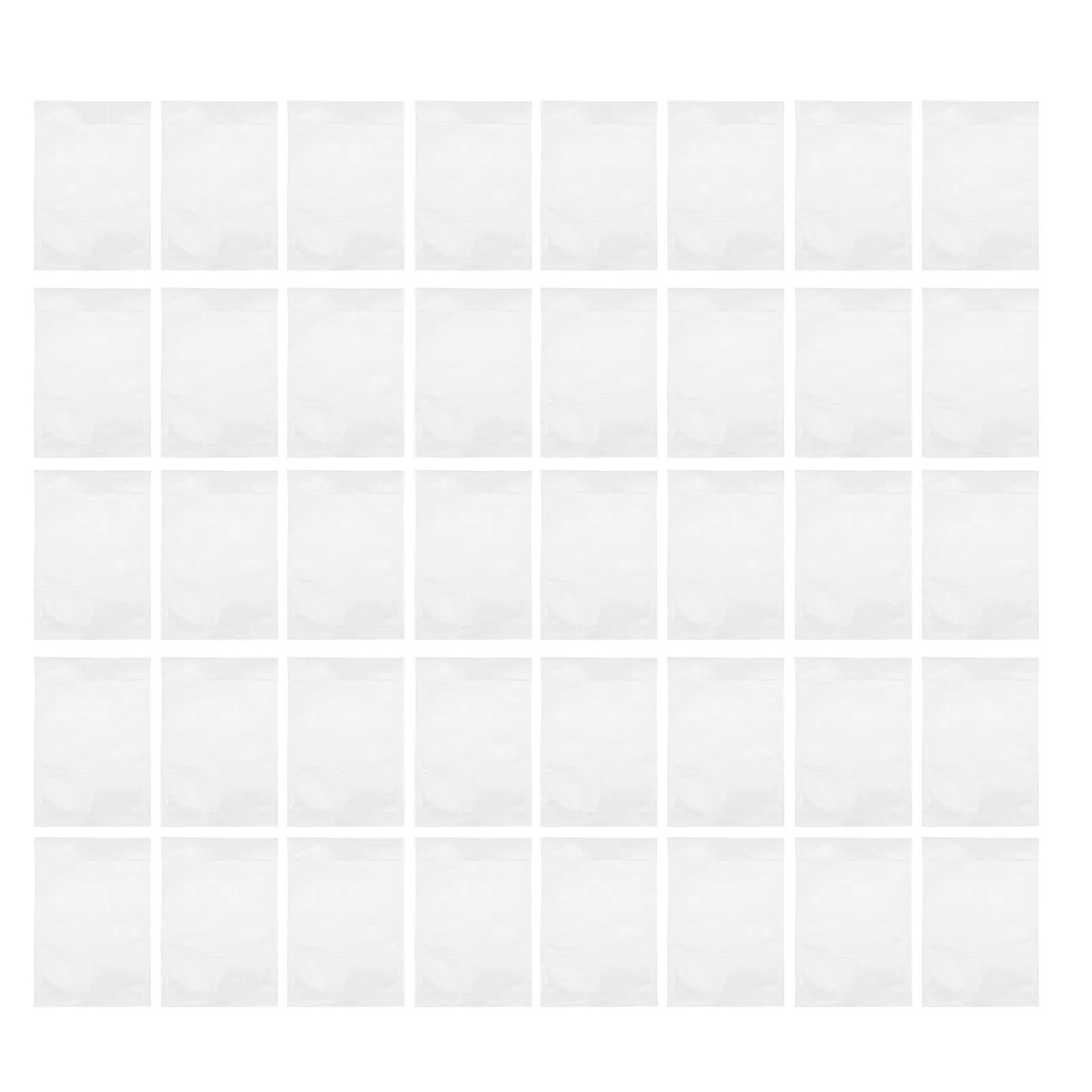 

100Pcs Clear Packing List Envelopes Self Adhesive Transparent Document Pouches for Shipping Invoices Labels Mailing Supplies