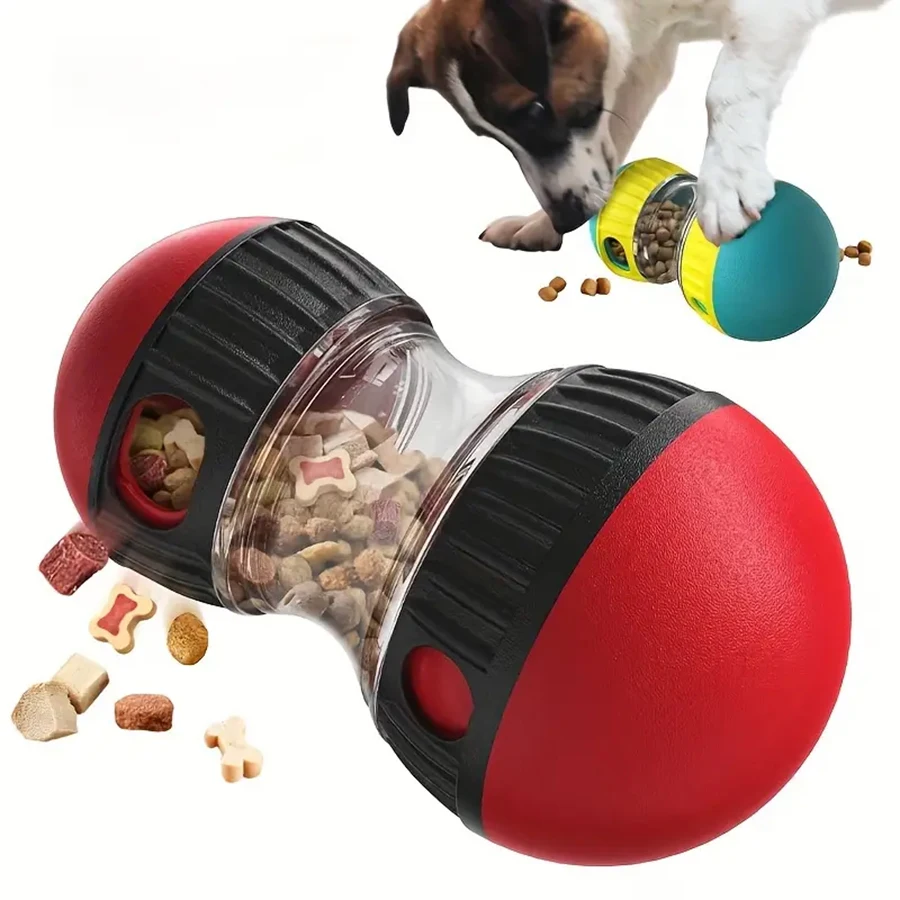 Pelota Rodante Dispensadora de Comida para Perros, Juguete de Entrenamiento de Alimentación Lenta, Dispensador de Snacks para Mascotas, Máquina de Alimentación Lenta