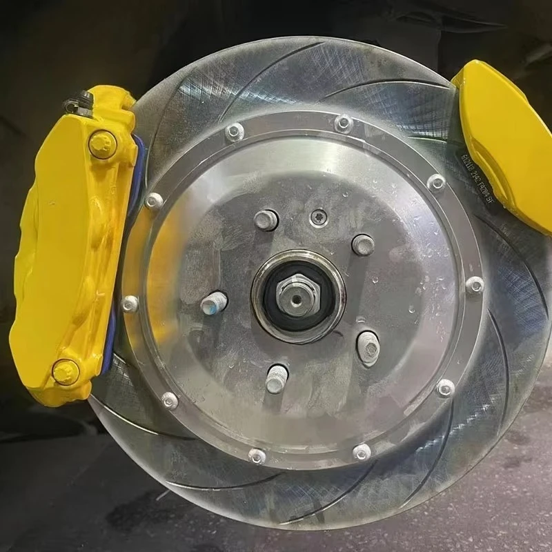 Big Rear Hand  Calipers with 355/380mm One-pieces Disc R19 R20 for Gtr R35 W167 G30 540i