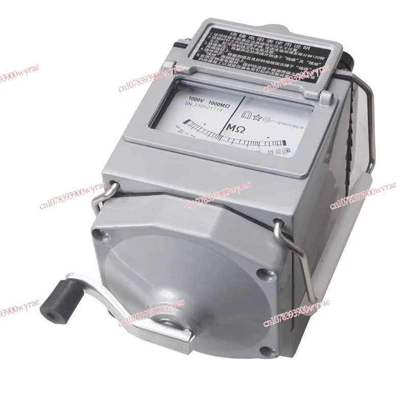 

ZC25/B-4 Alloy Shell Manual Shaker Meter Megaohm Meter, Insulation Resistance Tester