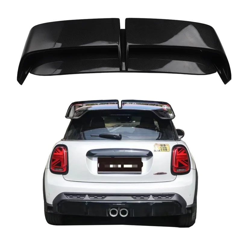 Carbon Fiber Rear Spoiler double-layer tail Wing For BMW MINI JCW F55 F56 Trunk Spoil 2014er rear spoiler