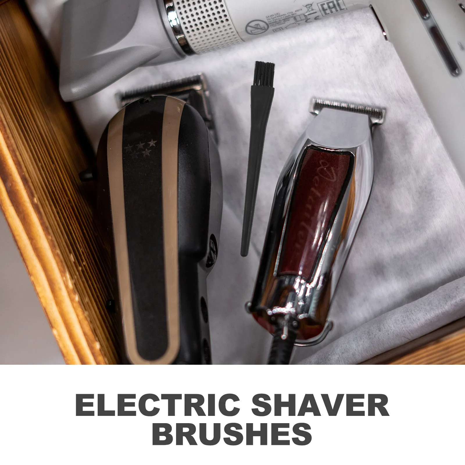 8Pcs Razor Cleaning Brush Set Non-Shedding PP Material Electric Shaver Trimmer Cleaning Tools Household Appliance Cleaner