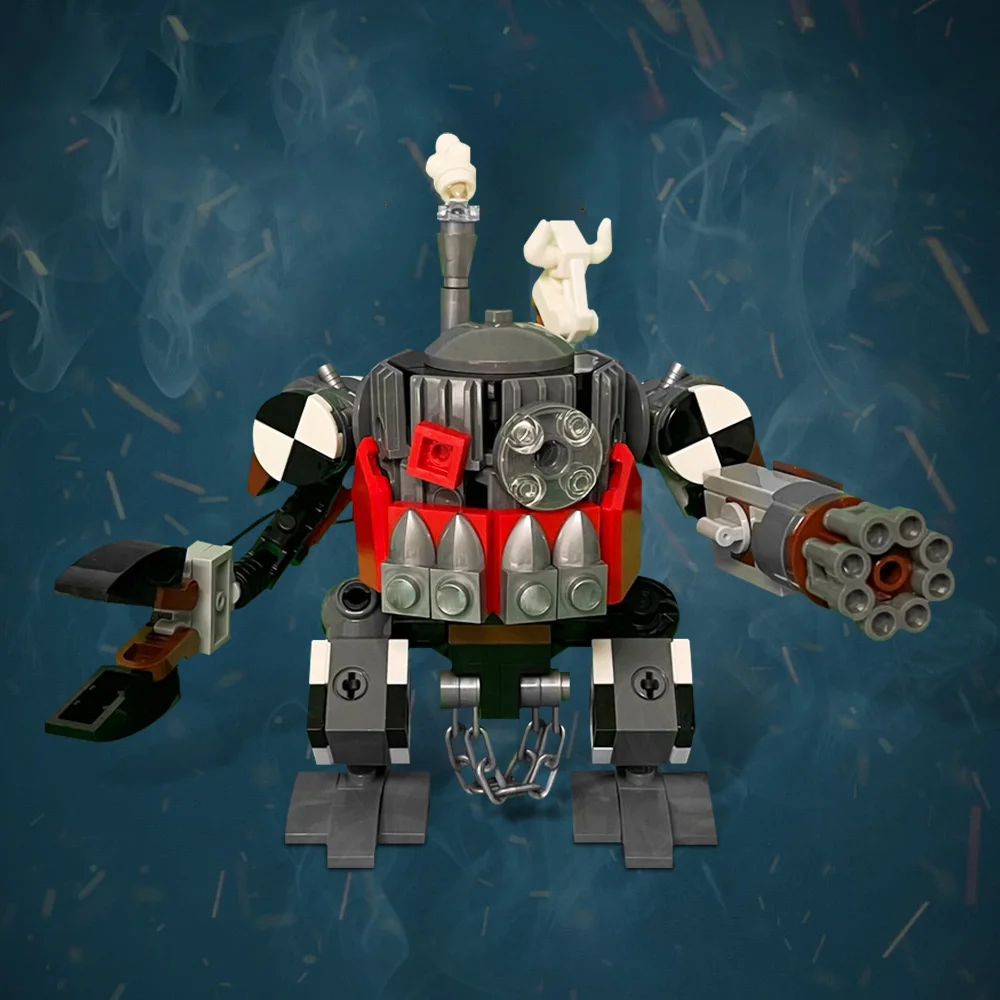 

Moc Killa Kan Buliding Blocks Cybernetic Ork Combat Walker Monster Model Modular Toys Bricks Set Ornaments Children's Gifts
