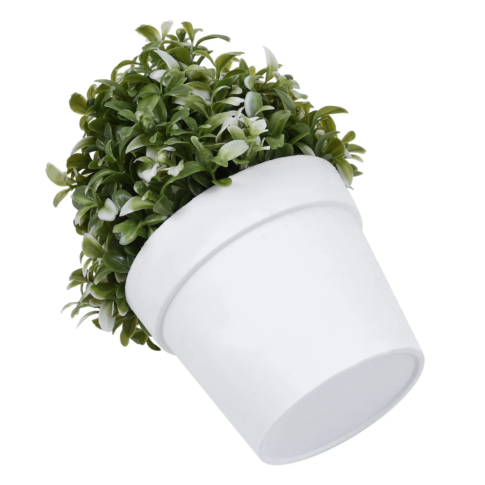 

Simulation Small Potted Artificial Green Plant Realistic for Home Office Indoor Desktop Decoration Fake Bonsai