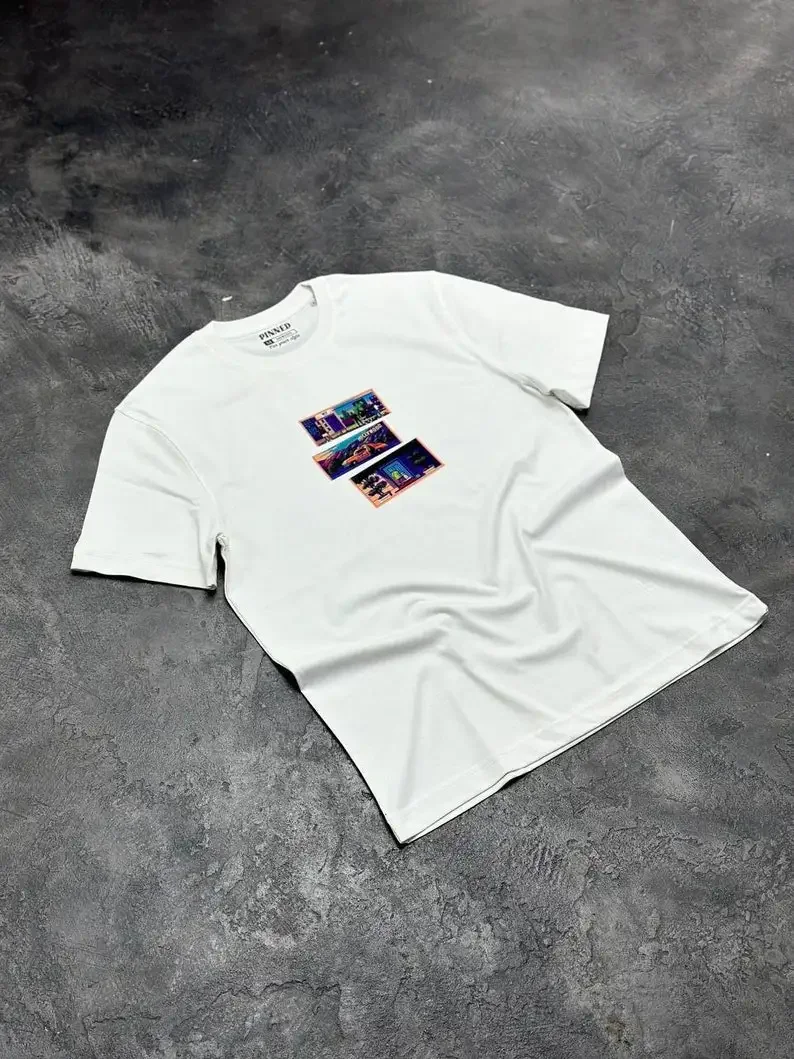 

Мужская футболка оверсайз с графическим рисунком, Футболки унисекс с графическим рисунком, Мужская футболка