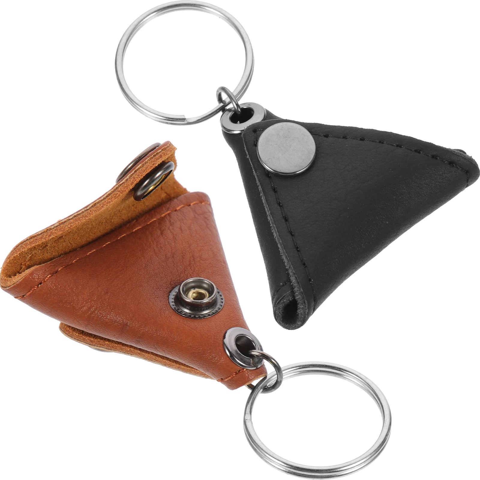 

2Pcs Guitar Pick Storage Bag PU Portable Holder Picks Case ganizer Plectrum Bag Musical Instruments Accessories