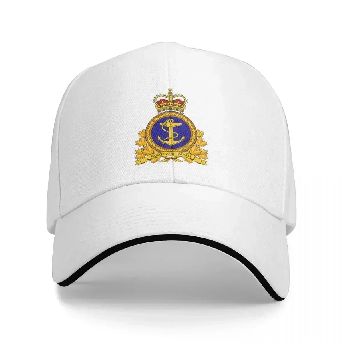 Royal Canadian Navy - Marine Royale Canadienne Unisex Caps Baseball Cap Snapback Breathable Hat Customizable Polychromatic Hats