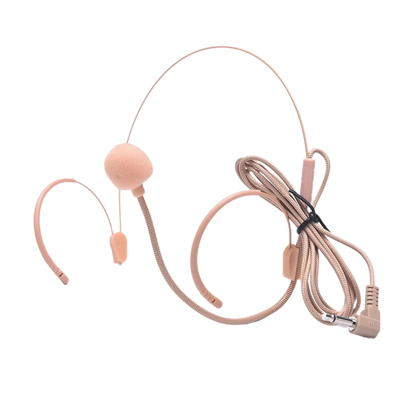 Headworn fone de ouvido condensador microfone sem fio body-pack transmissor plugue de 3,5 mm