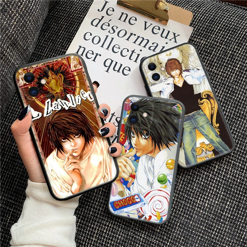 57TY Death Note Anime Soft Case for Redmi Note 11 11S 10 10T 10 Pro Max 10S 9T 9 9S 8 8T 7 Xiaomi Mi 11 11I 12 12X