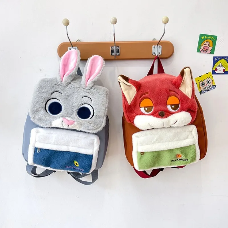 

Новый мультфильм Zootopia Judy Nick, плюшевая школьная сумка, пушистая сумка на плечо, сумка для отдыха, пушистая сумка для девочек, сумка-тоут, дорожный рюкзак, подарок