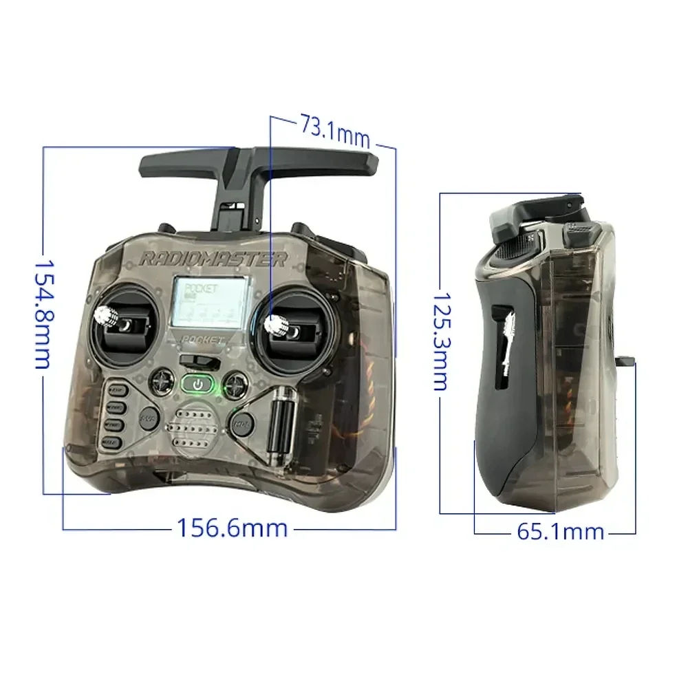 Radiomaster Pocket Remote Control FPV Traverse Aircraft Model Portable Personalized Elrs CC2500 Protocol  rc tools