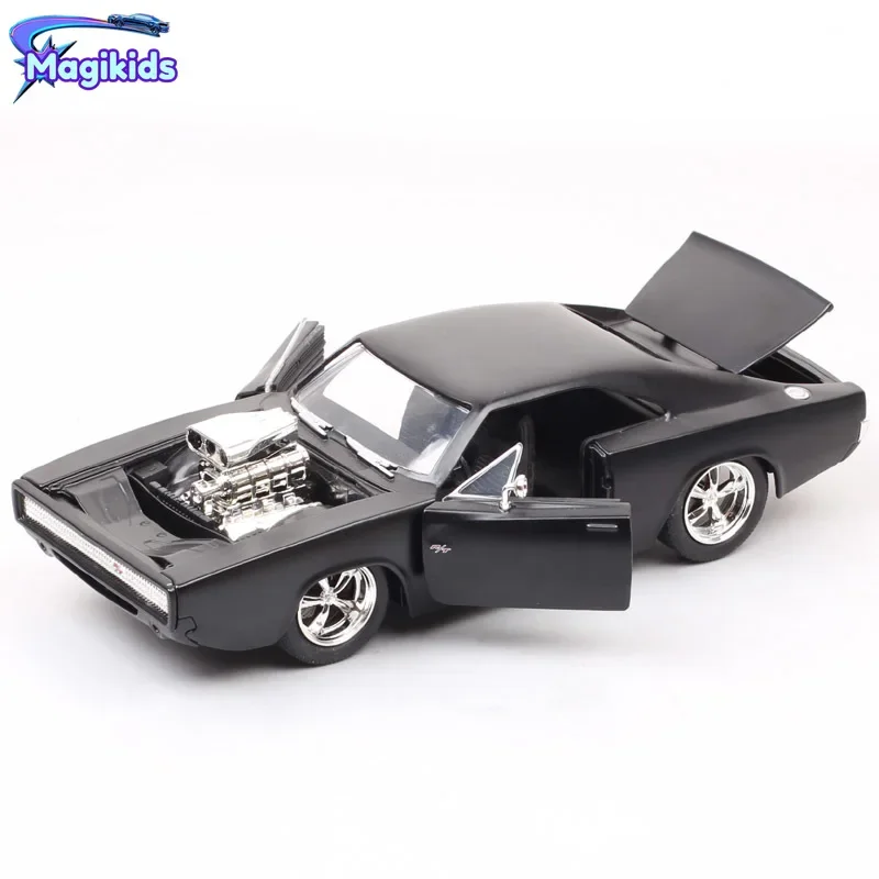 

1:24 The DODGE Charger RT 1970 Scale Big Jada Dom Racer Street Diecast Vehicle Metal Car Toy Model Miniature Collectibles J14