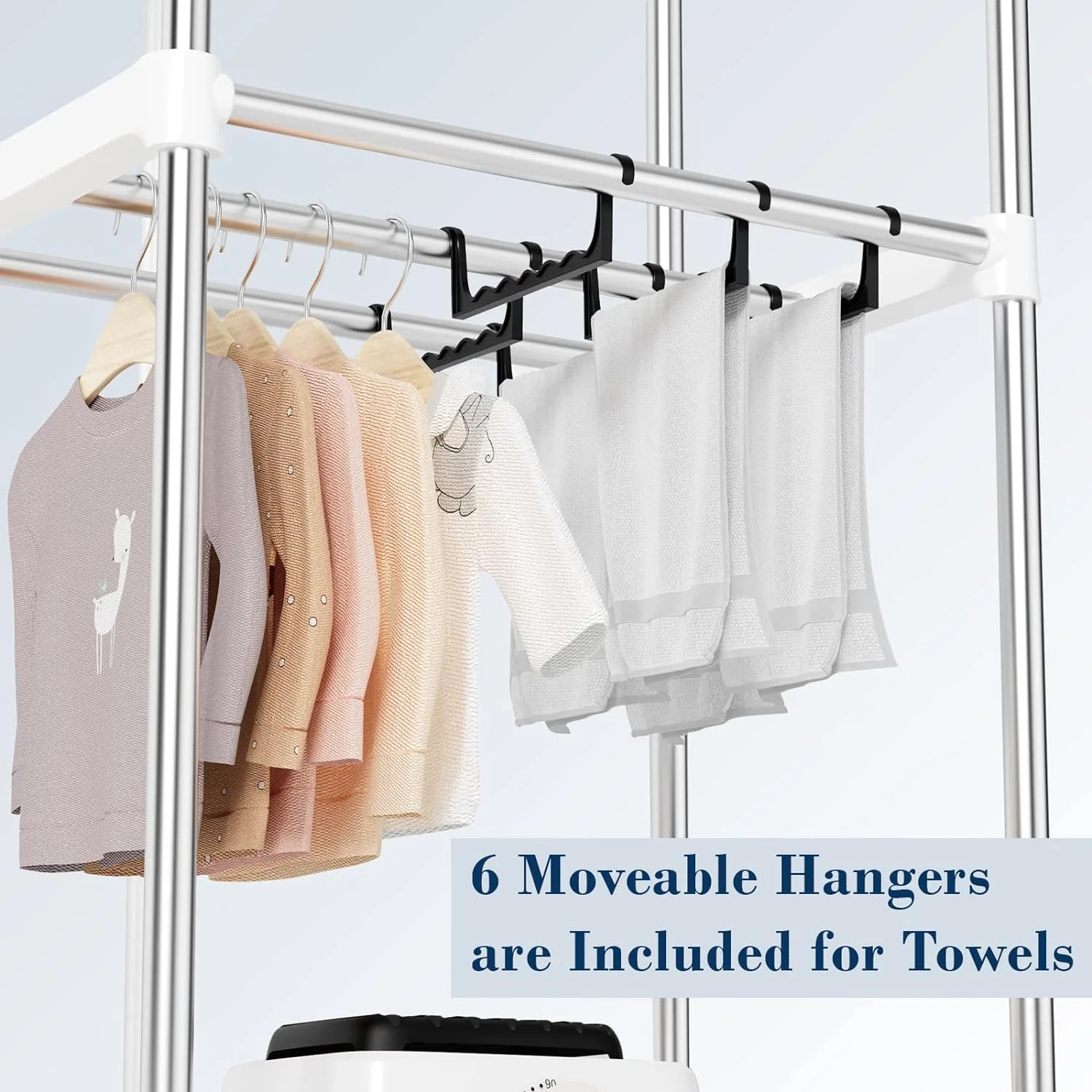 Clothes Dryer, Portable Drying Machine with Timer, 60inch Laundry Drying Wardrobe with Large Capacity,  Dryer/Rack for  | Appart