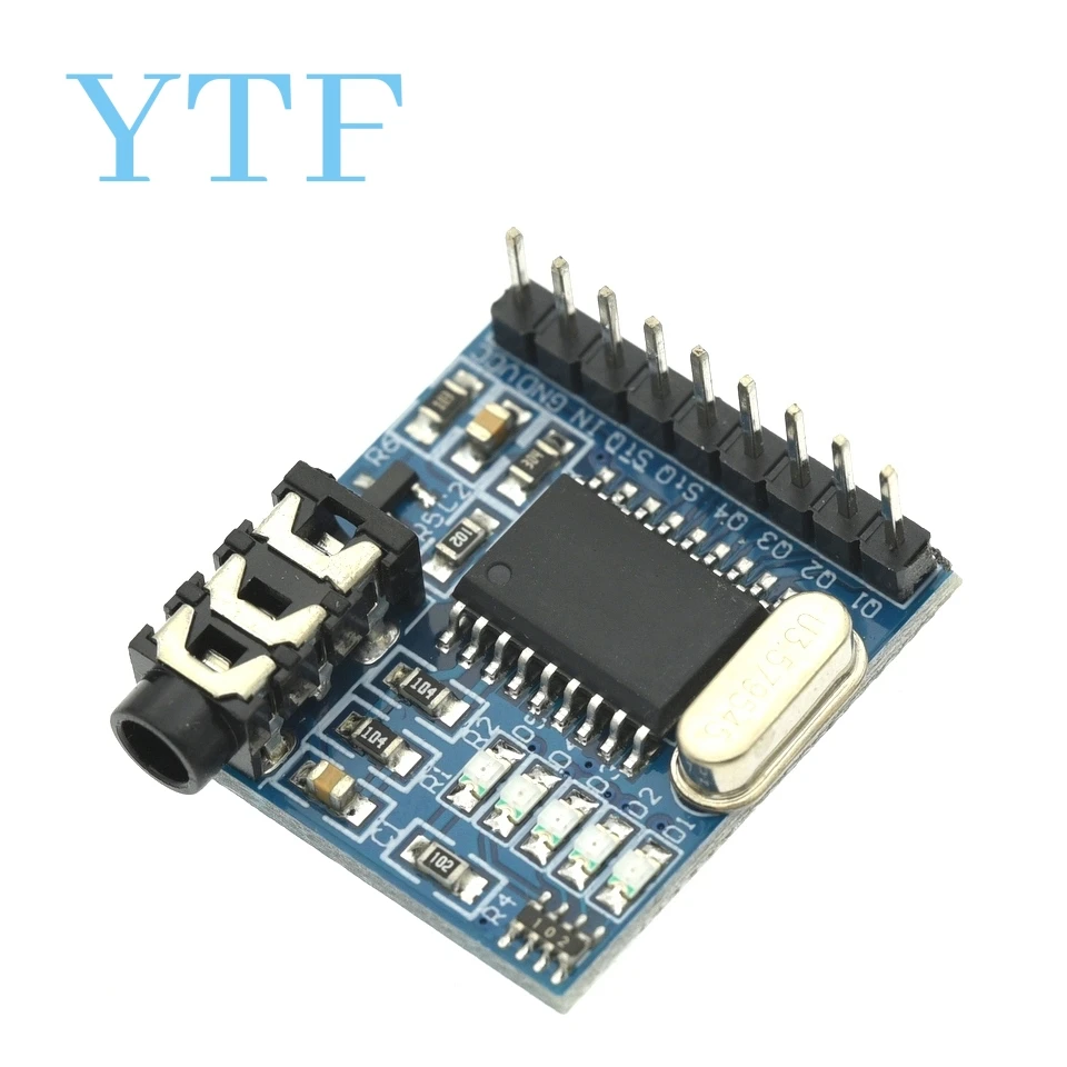 MT8870 DTMF Voice Decoding Module Phone Module Speech Decoding Voice Board Module LED Indicators With Pins for arduino