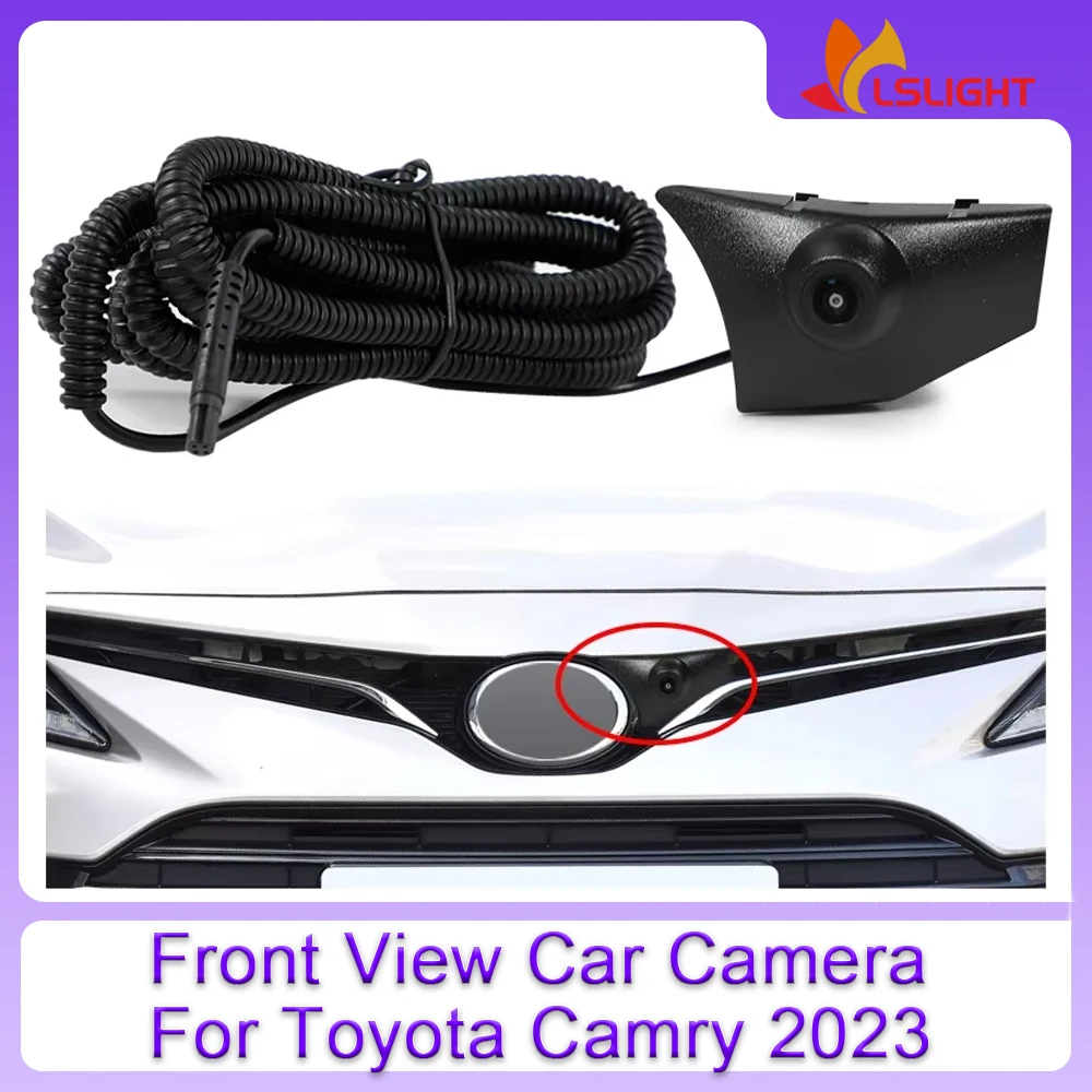 

Car Front View Camera For Toyota Camry 2023 AHD 1080P 150° Fisheye Lens HD Night Vision Color Waterproof Parking Monitoring