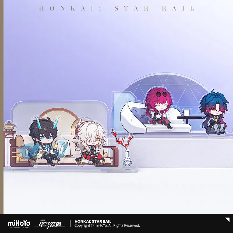 

Anime Game Honkai Star Rail Official miHoYo Original Authentic JMDHYS Series Acrylic Stand Dan Heng Blade Kafka Desktop ornament