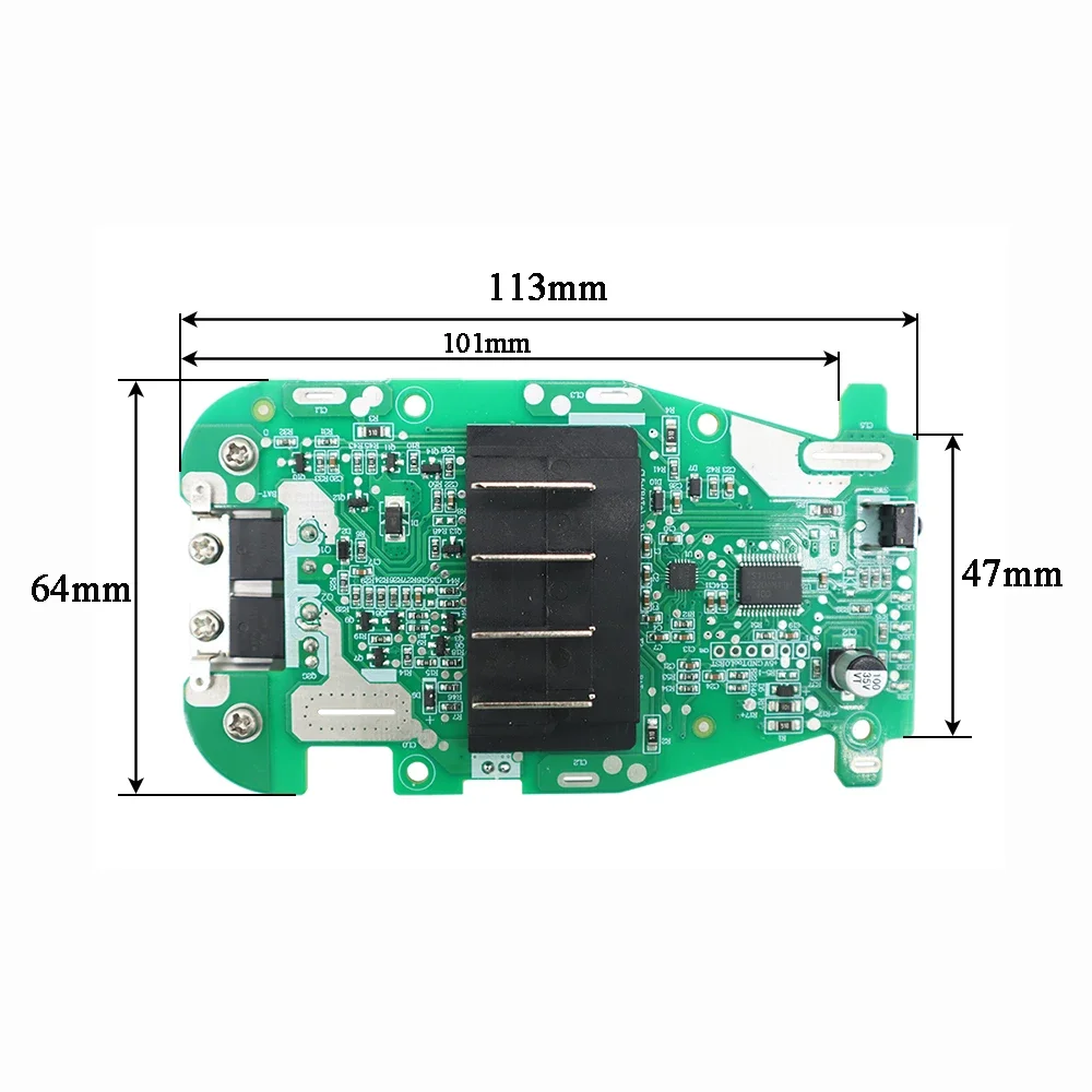 R 840083   Obudowa baterii litowo-jonowej PCB Płytka zabezpieczająca przed ładowaniem Obudowy dla AEG dla RidGid 18V Obudowa baterii litowo-jonowej