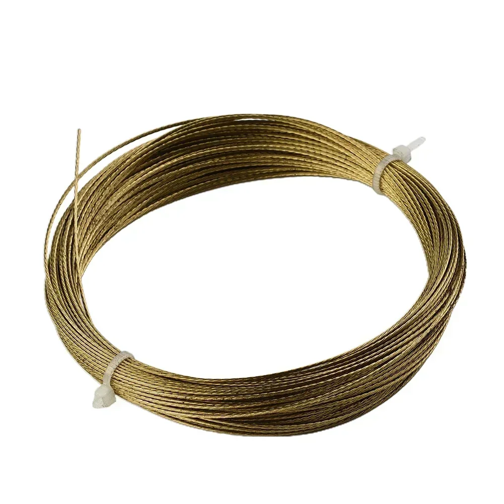 

1Roll 22m Gold Cable Car Windshield Cutting Braiding Line Glass Removal Wire Rope Car Cut Out For Glass Cutting Line Auto Tools
