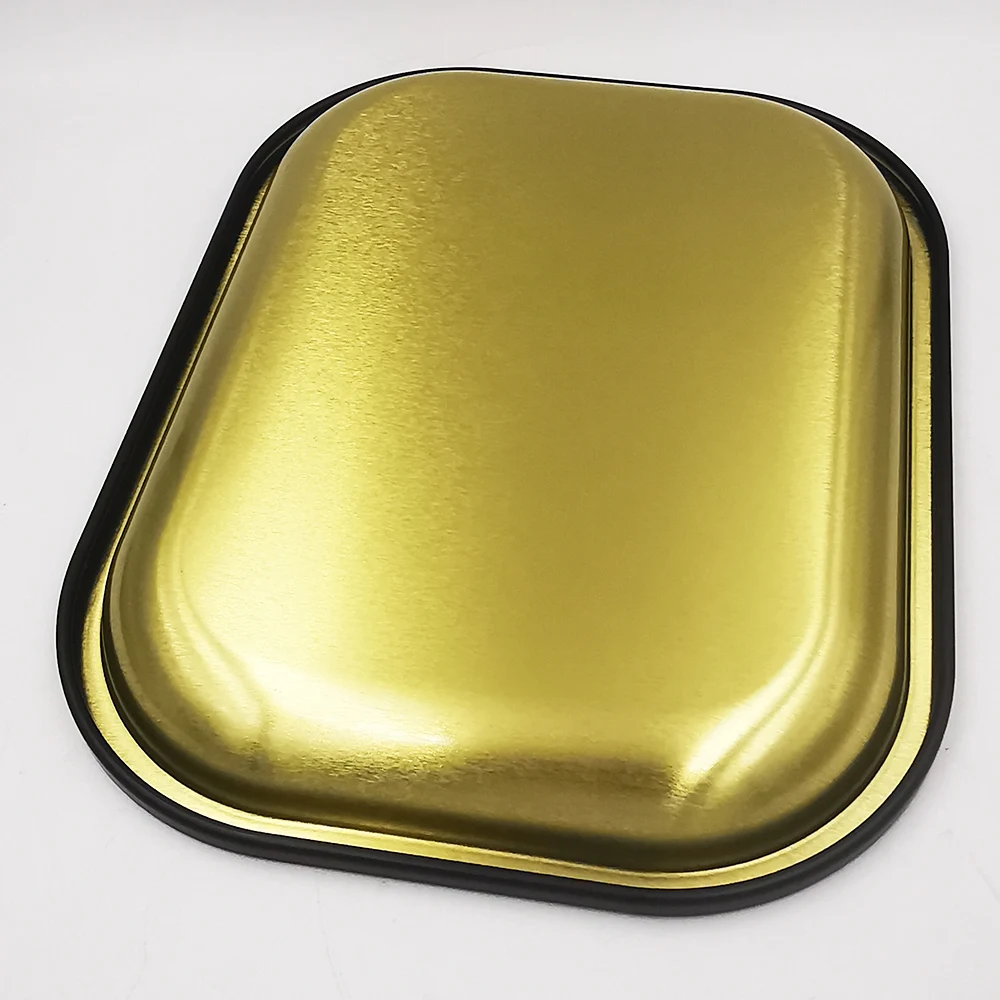 صفيح معدني صينية لف 180X140mm ومطحنة أعشاب معدنية 50 مللي متر مجموعة ملحقات أنابيب الدخان الأسود #6