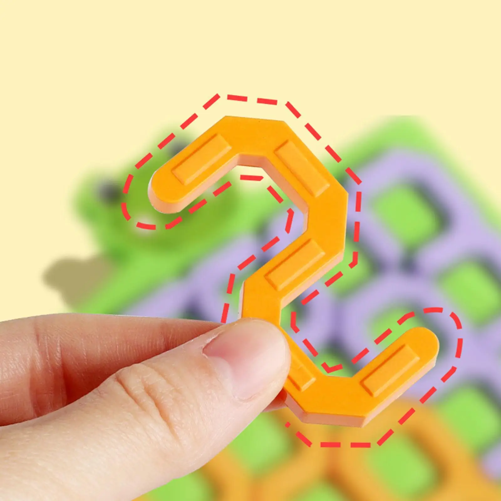 Jogo de dedução de matemática presente correspondência jogos viagem crianças quebra-cabeça digital brinquedo educativo para festa treinamento iq berçário casa crianças