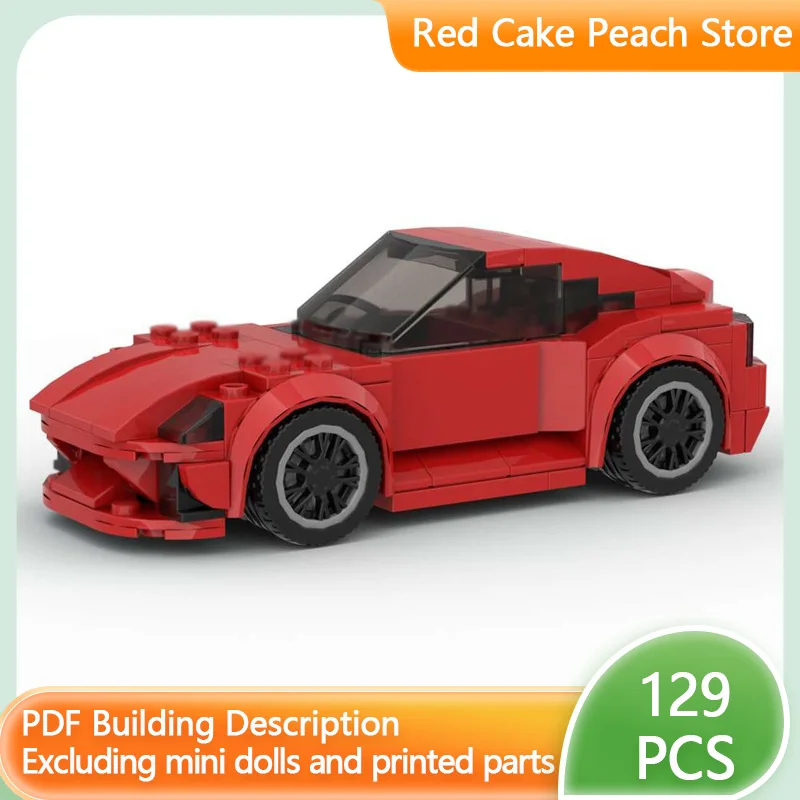 

Модель скоростного гоночного автомобиля MOC, строительные кирпичи GR 86, верхний уровень, спортивный автомобиль, модульная технология, детские праздничные подарки, сборный игрушечный костюм