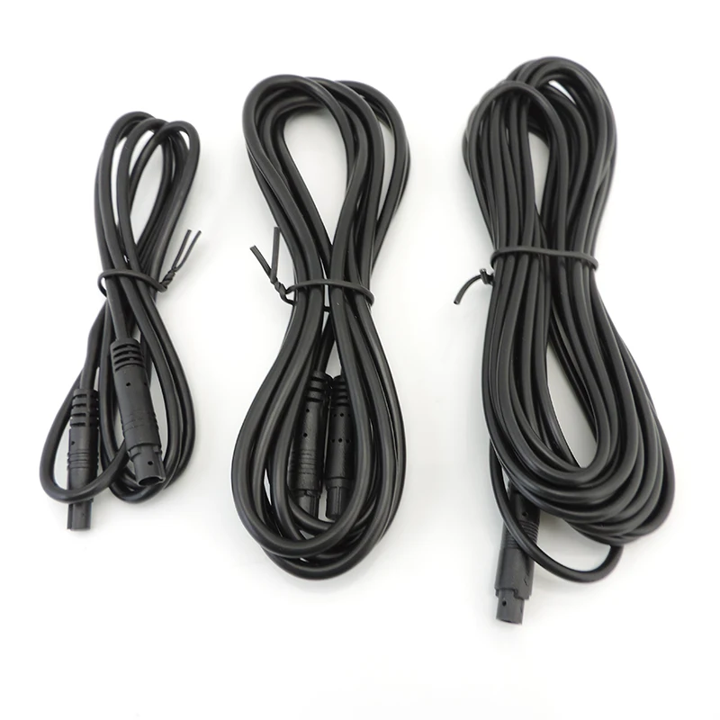 Male to Female 4pin 5pin 6pin 8pin DVR Camera Cable HD Monitor Vehicle Rear View Car Camera Extension Wire Copper Core Cord W28