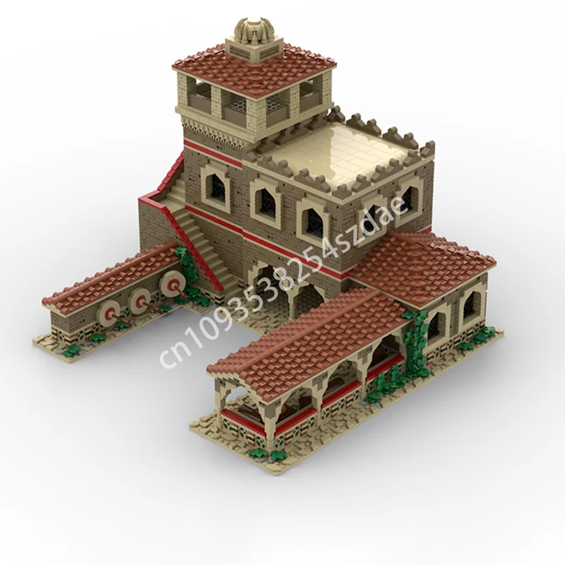 

5712 шт. MOC Age Empires, диапазон стрельбы из лука, средняя модель, строительные рождественские подарки, блоки, сборка, сделай сам, креативная игрушка, идея, образование для детей