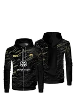 La nueva chaqueta con capucha con cremallera de boxeo extremo Ufc 2026 Nurmagomedov más vendida de otoño e invierno es un top informal y de moda