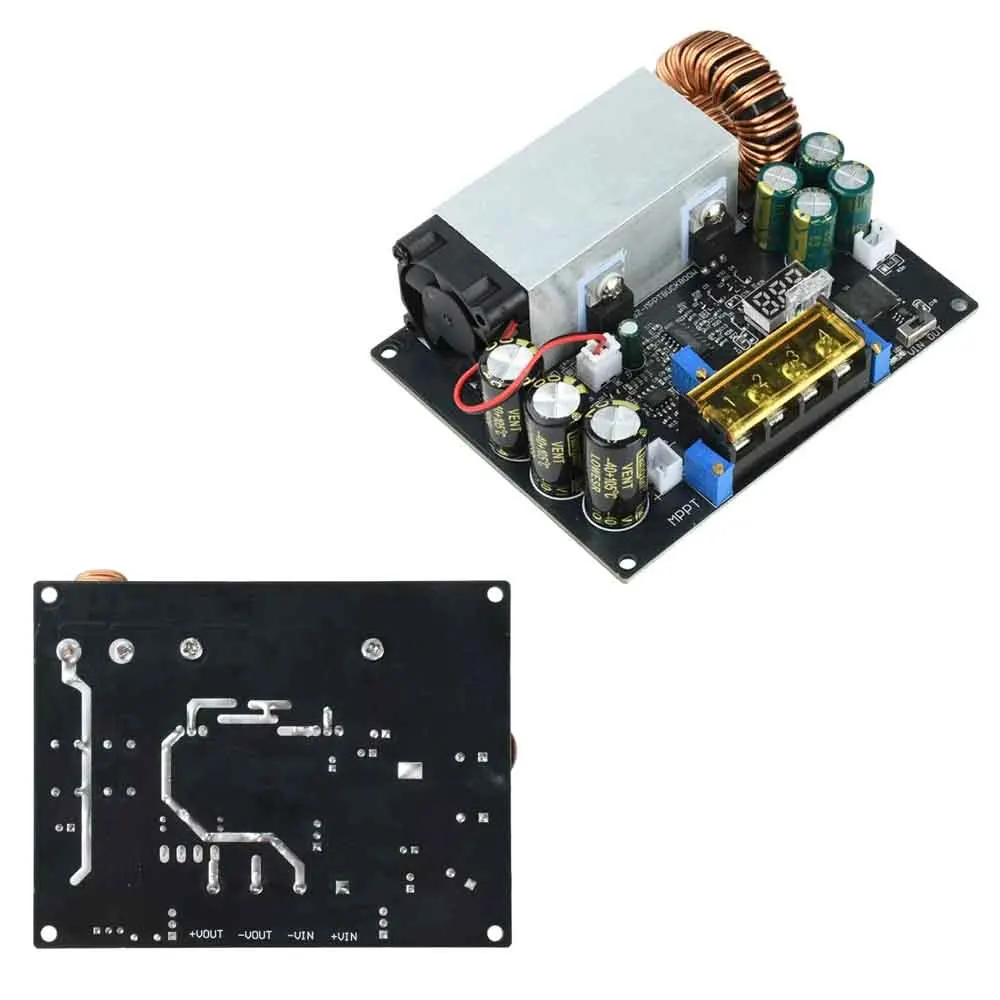 MPPT Solar Charge Controller for Lithium Battery Solar Panel 18-90V Input 800W Step Down Module 0-25A Adjustable 2-60V Output