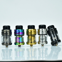 Kylin Mini V2 RTA tank vape Atomizer rta vape 316ss Single Coil 3ml/5ml 24.4mm Rebuildable E-Cigarette Tank rta VS Kylin v3 RTA