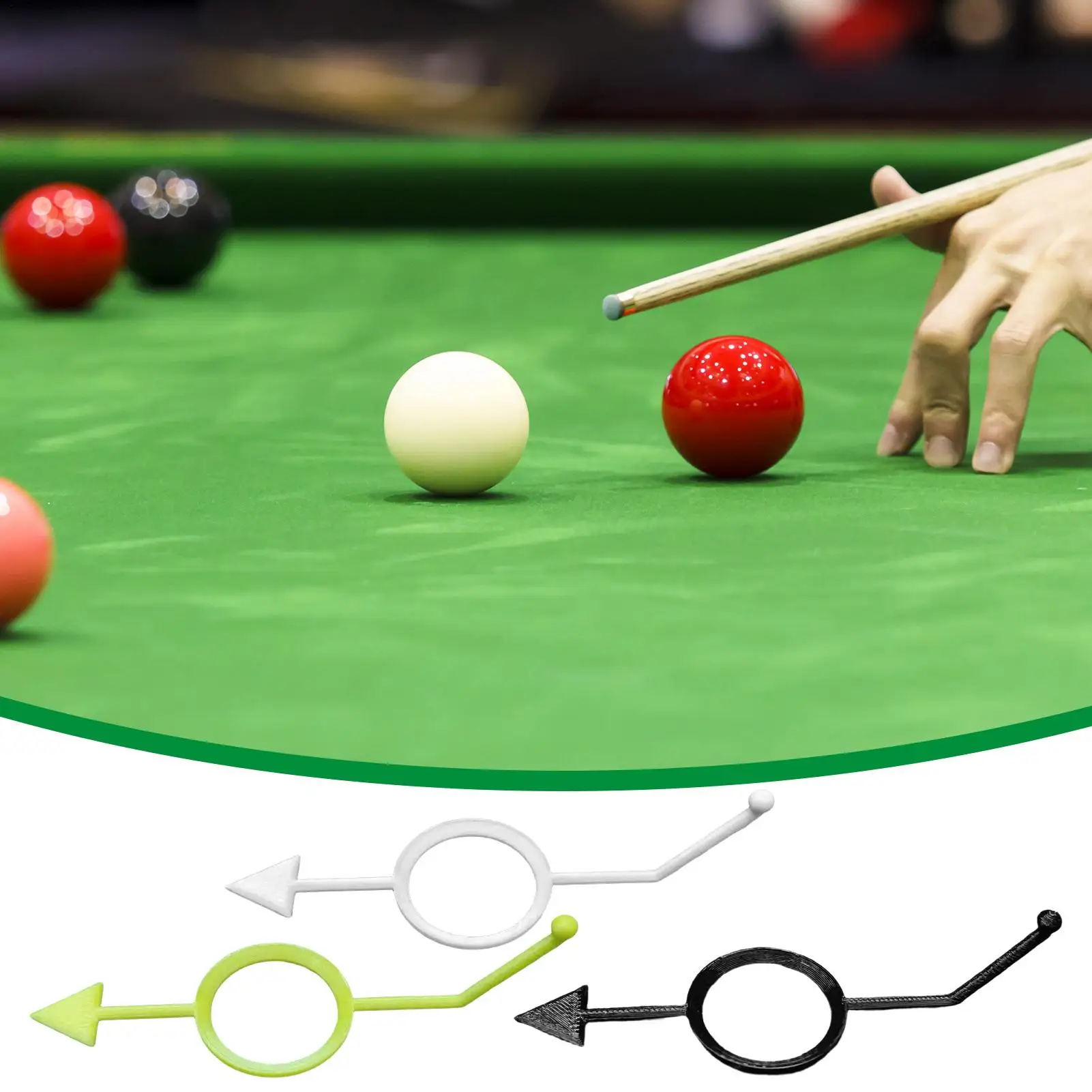 Billiards Aiming Tool 20 Pieces Portable Complete Random Color Pool Ball Guide Ball Position Marker Guide For Adults