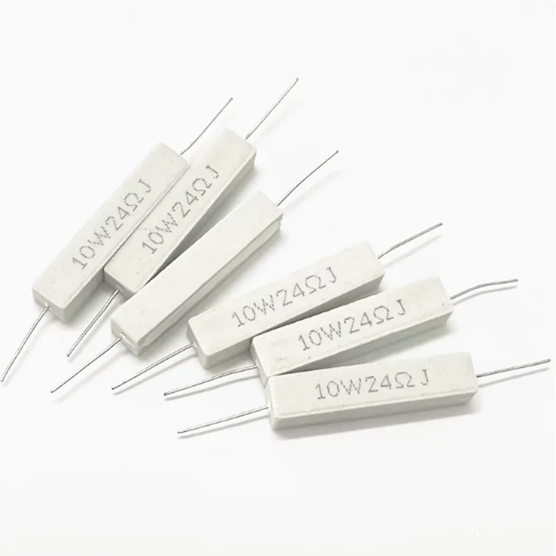 10PCS Horizontal Cement Resistor SQP 10W 5%  0.1 ~ 100K 0.1R 10R 50R 0.25 0.33 0.5 1 2 5 8 10 15 20 25 30 100R 1K 2K 50K 120KOhm